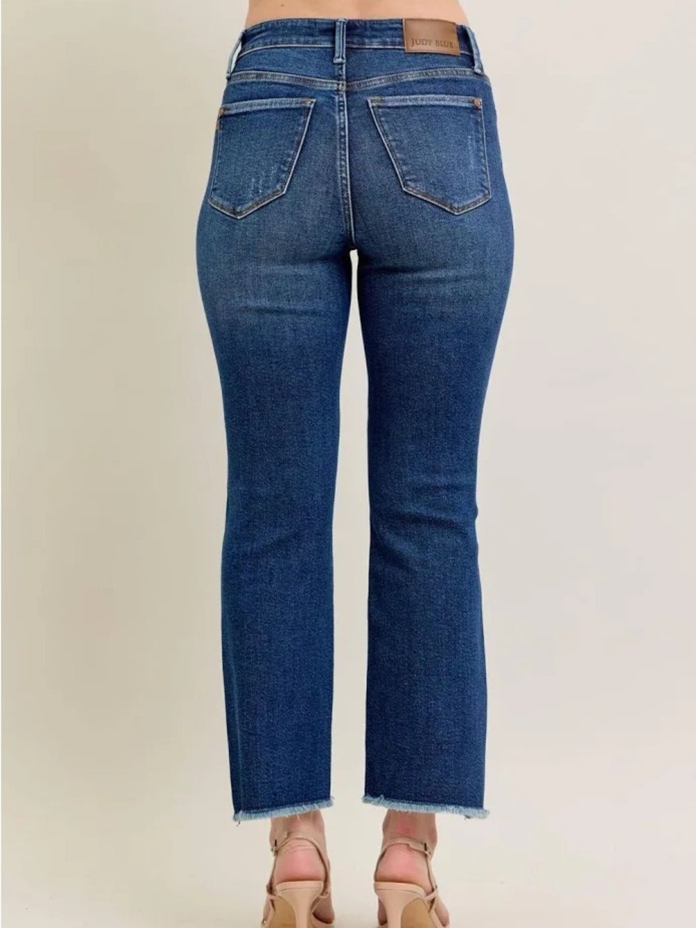 Judy Blue High Waist Dark Blue Wash Kick Flare Denim Jeans 11/30 NWT - Picture 3 of 10